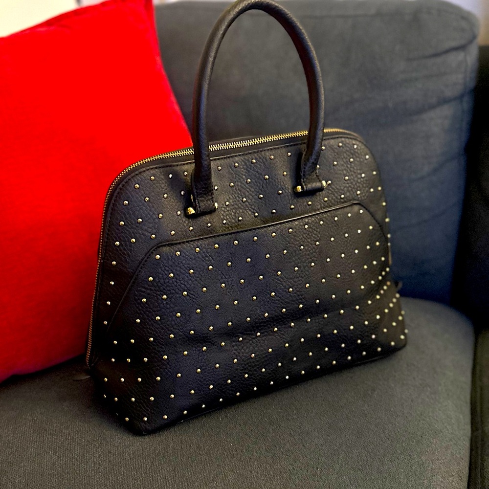Black Studded Handbag